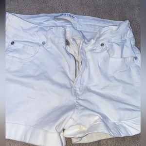Celebrity pink jean shorts